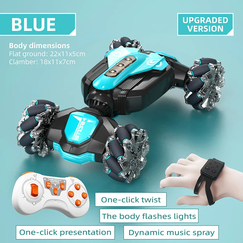 2.4G RC Stunt Car Watch Hand Gestures 360¡ã Rotating Off-road Climbing Remote Control Car Toy For Kids Gift