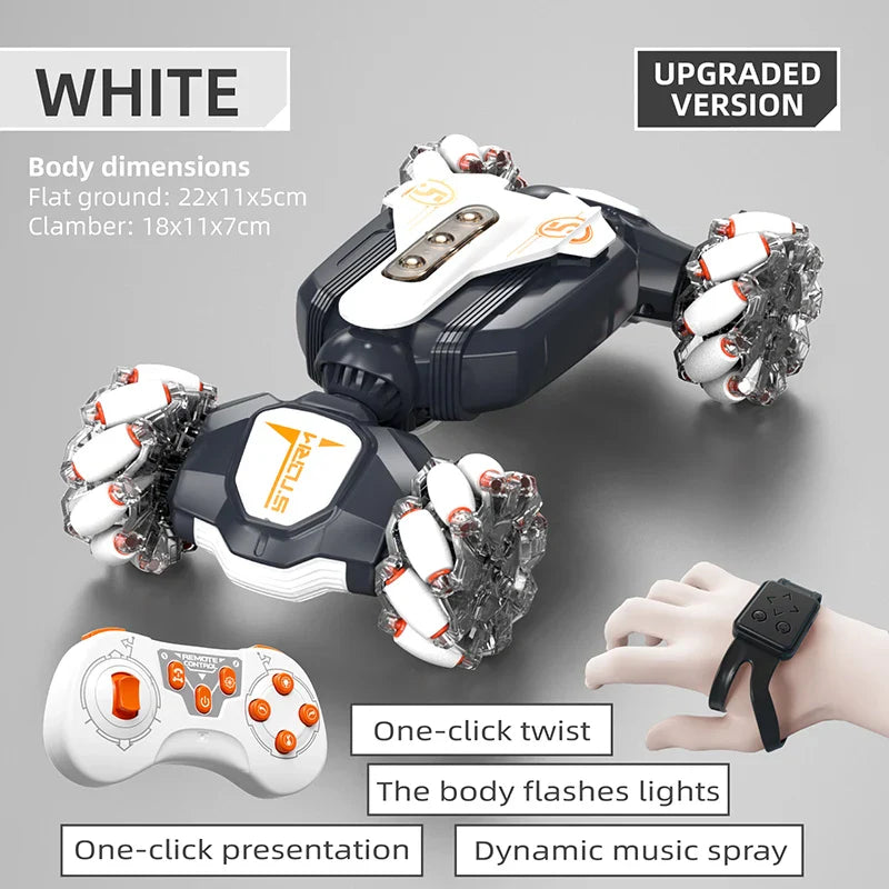 2.4G RC Stunt Car Watch Hand Gestures 360¡ã Rotating Off-road Climbing Remote Control Car Toy For Kids Gift
