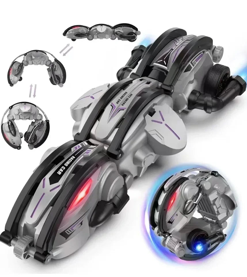 Drift Rolling 360 Remote Control  Stunt Car 2.4G Impact Resistant High-speed Driving 6 Wheel Rolling Children Drift Rc Car Toy
