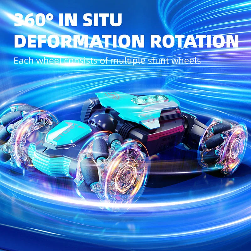 2.4G RC Stunt Car Watch Hand Gestures 360¡ã Rotating Off-road Climbing Remote Control Car Toy For Kids Gift