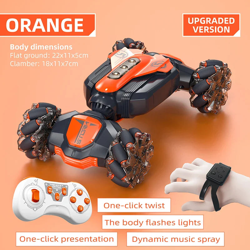 2.4G RC Stunt Car Watch Hand Gestures 360¡ã Rotating Off-road Climbing Remote Control Car Toy For Kids Gift
