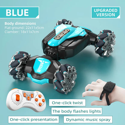 2.4G RC Stunt Car Watch Hand Gestures 360¡ã Rotating Off-road Climbing Remote Control Car Toy For Kids Gift